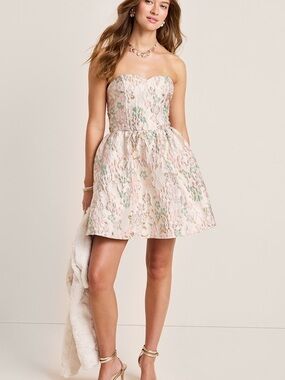 Francesca's Multicolored Floral Dress, Size S